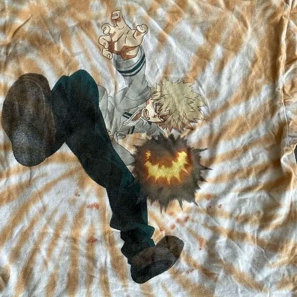 {Hot Topic} "My Hero Academia Katsuki Bakugo" short sleeve crop top - Picture 5 of 6